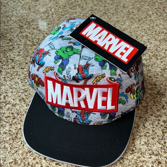 NWT Kid’s Marvel Heroes 🦸♂️ 🦸 Graphic Cap 🧢 - Picture 1 of 17